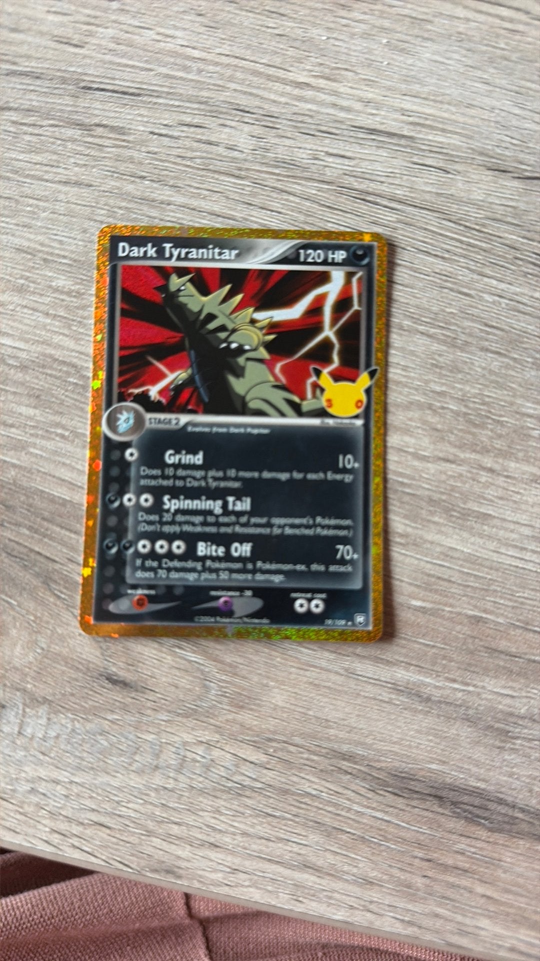 pokemon dark tyranitar, Ophalen, Zo goed als nieuw