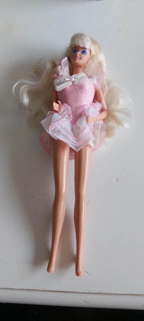 Barbie pretty surprise 1991 vintage mattel, Verzenden, Gebruikt