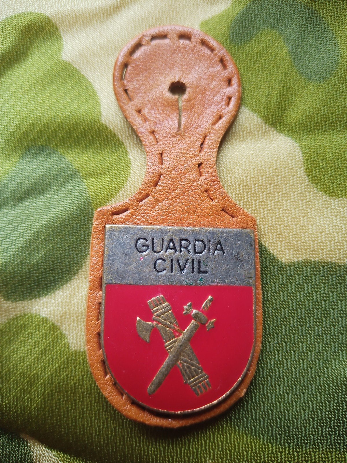 Police gendarmerie Pucelle Guardia Civil, Espagne, Gendarmerie, Emblème ou Badge