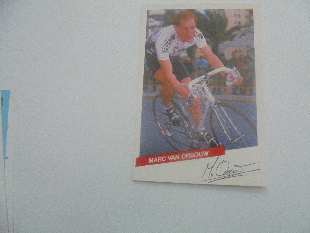 wielrenner- marc van orsouw, Envoi, 1980 à nos jours, Comme neuf, Photo