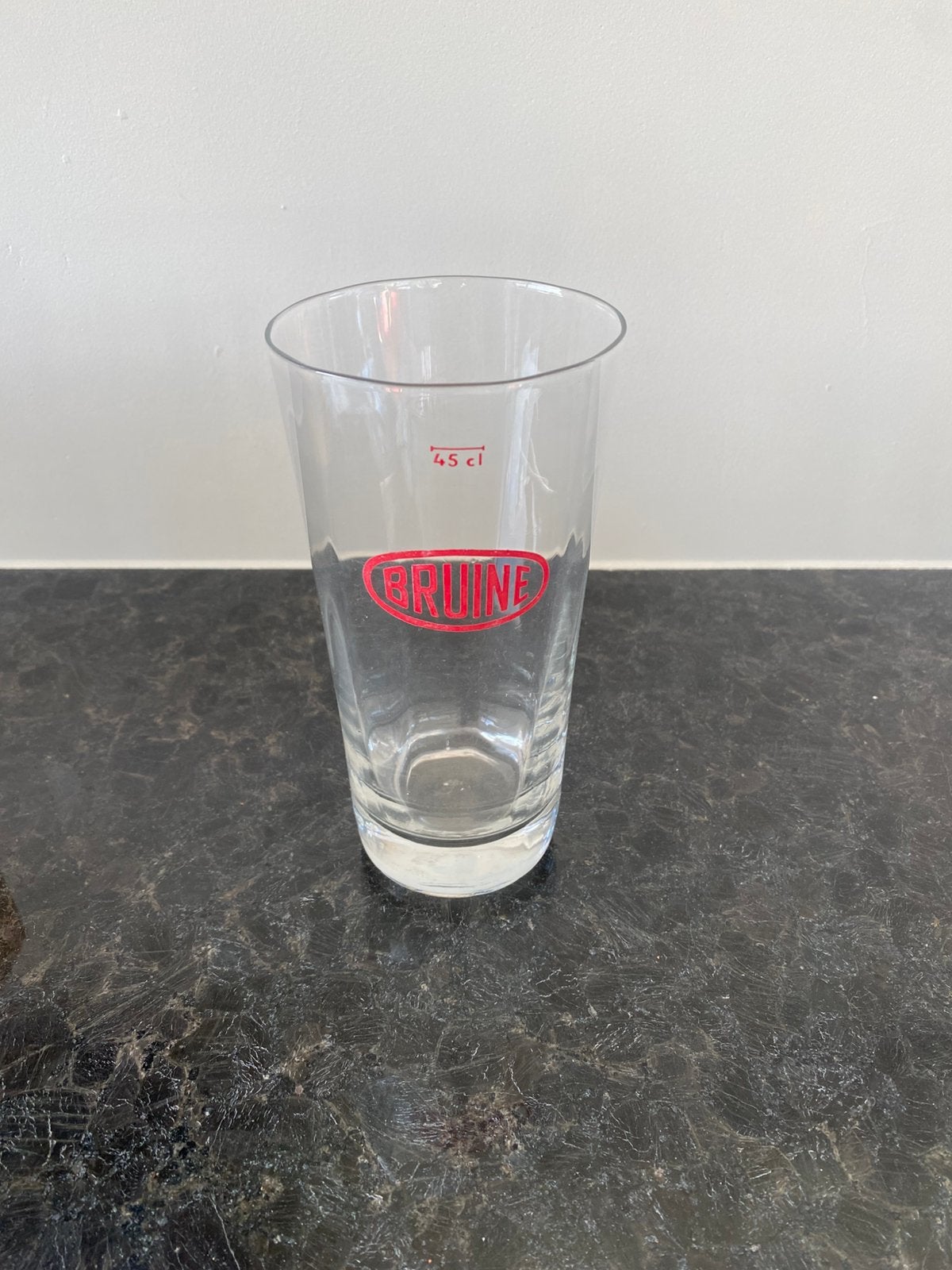 Aarschotse bruine bierglas Brouwerij facetten, Ophalen of Verzenden, Gebruikt