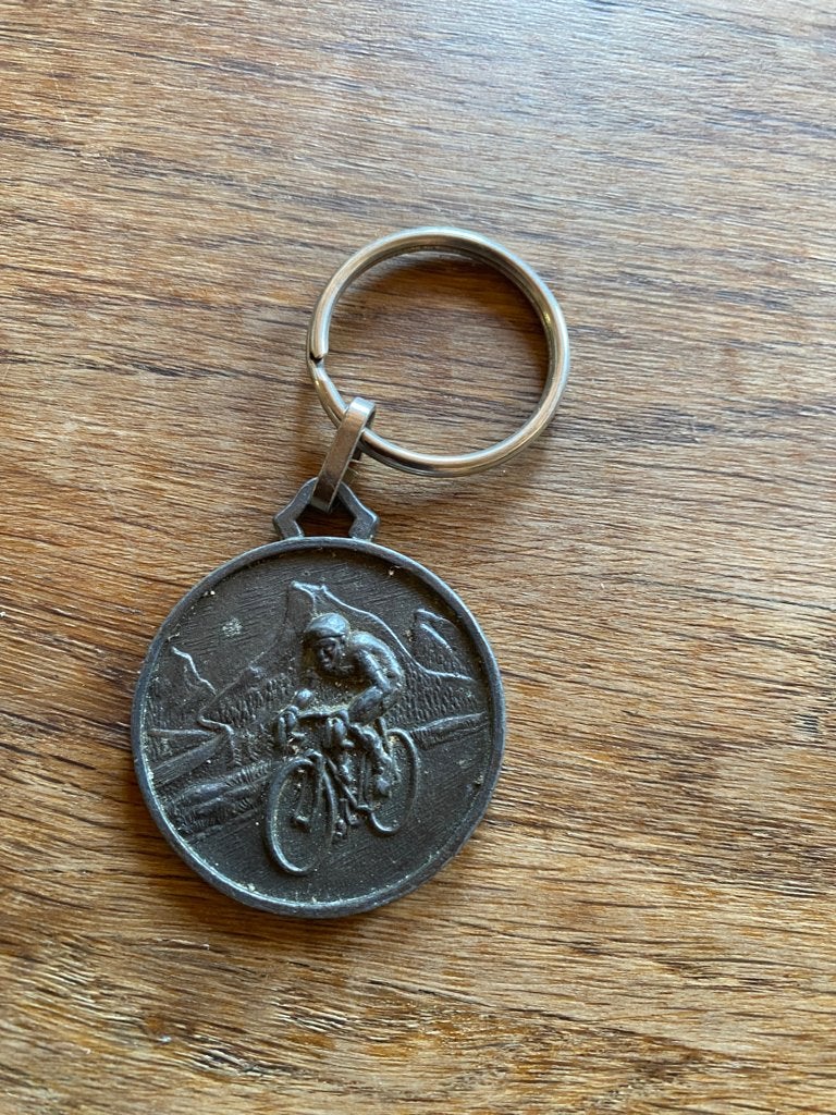 Medaille met sleutelhanger van van Ville Franchois, Postzegels en Munten, Penningen en Medailles, Verzenden, Overige materialen