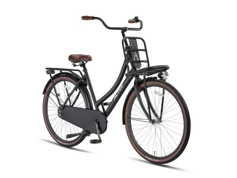 Altec Classic transportfiets 28 inch zwart-bruin Als nieuw, Autres marques, Frein à rétropédalage, 53 à 56 cm, Comme neuf