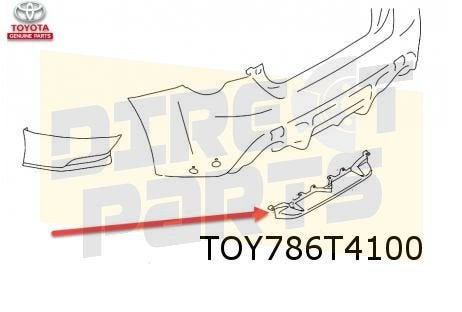 Toyota GT86 Coupe (7/12-6/20)  (ZN6) achterbumperspoiler mid, -, Verzenden, -, Nieuw