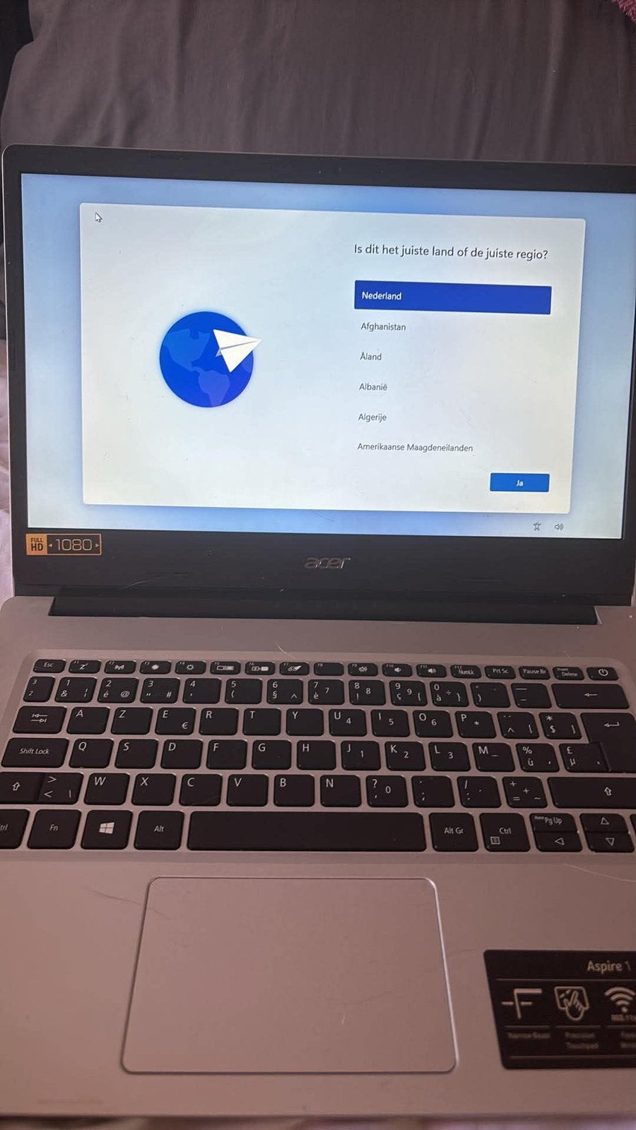 Acer laptop, Computers en Software, Ophalen, Gebruikt, Azerty, 4 Ghz of meer