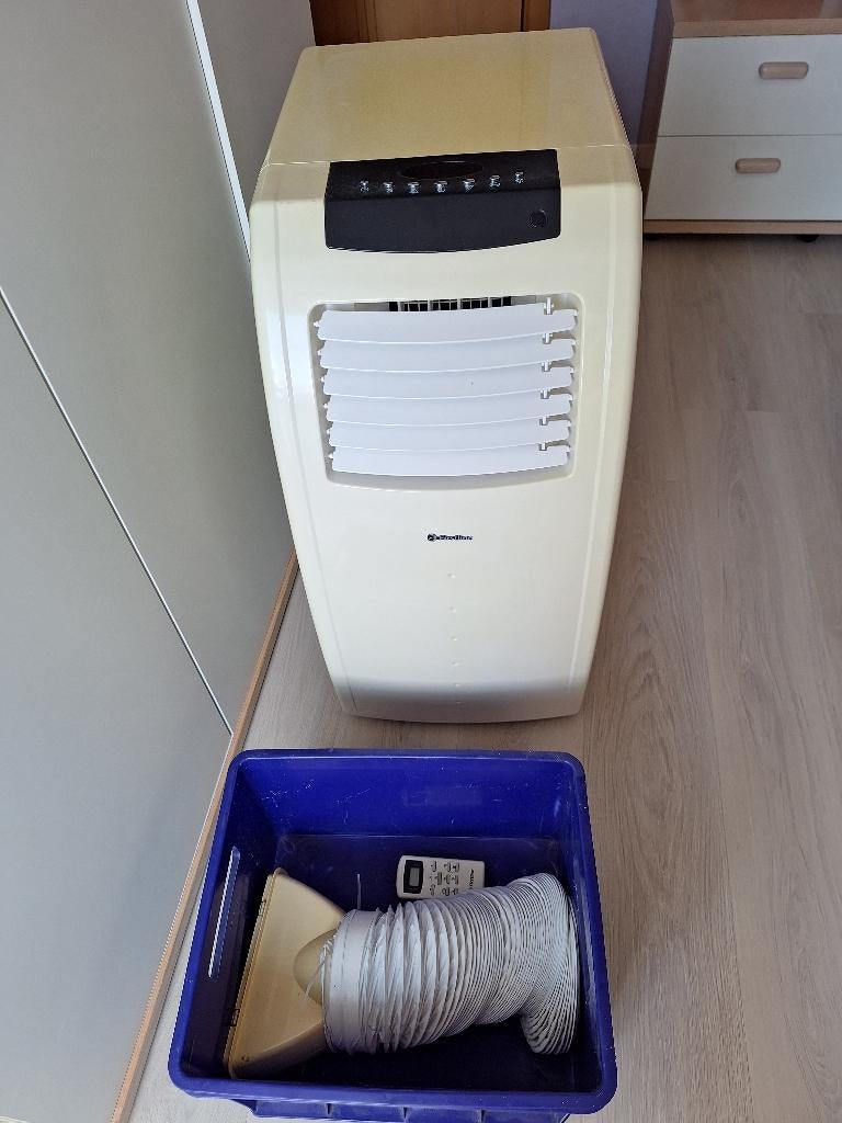 Mobiele airco, Elektronische apparatuur, Airco's, Ophalen, Gebruikt, Koelen en Ontvochtigen, Afstandsbediening