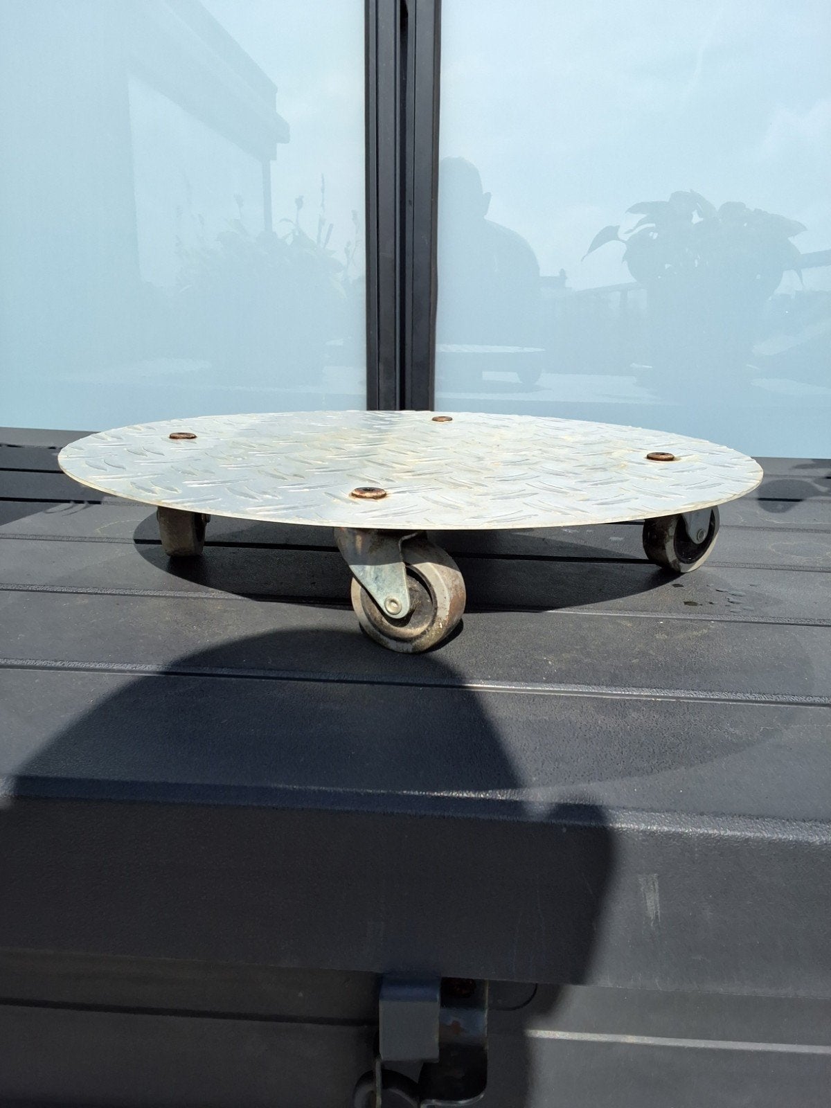 chariot sur roulettes d 38 cm pour un grand pot de fleurs, Enlèvement ou Envoi
