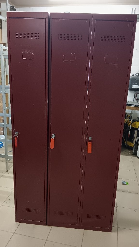 3 vintage lockerkasten, Huis en Inrichting, Kasten | Lockerkasten, Ophalen, Gebruikt, Industrieel