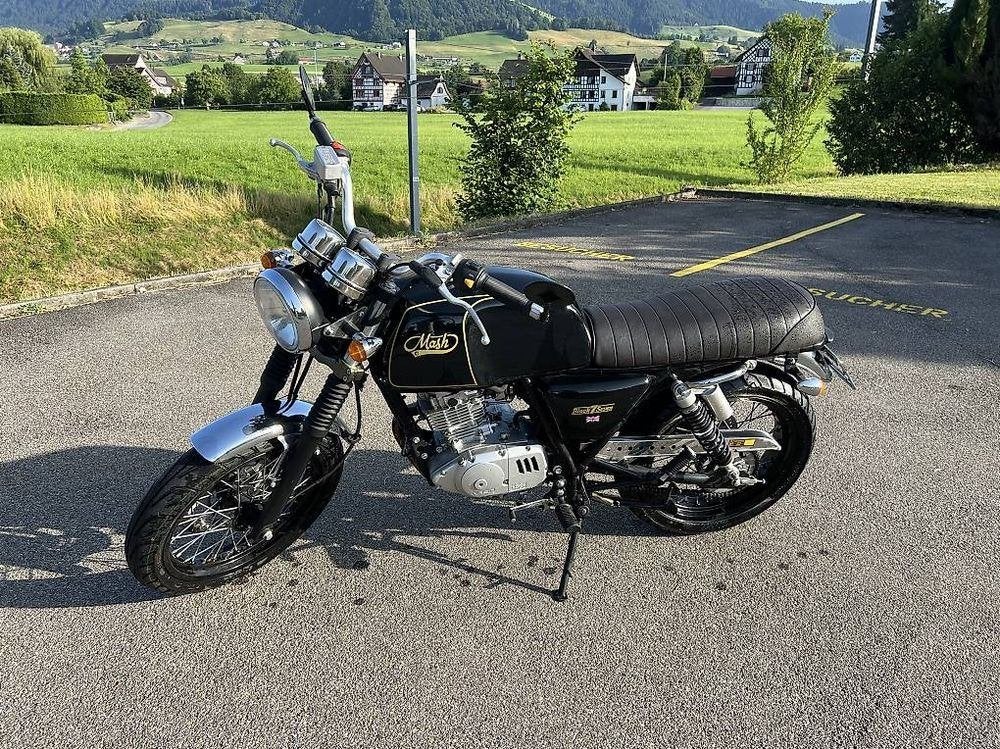 mash black seven, 1 cylindre, Manuelle, Naked bike, 125 cm³