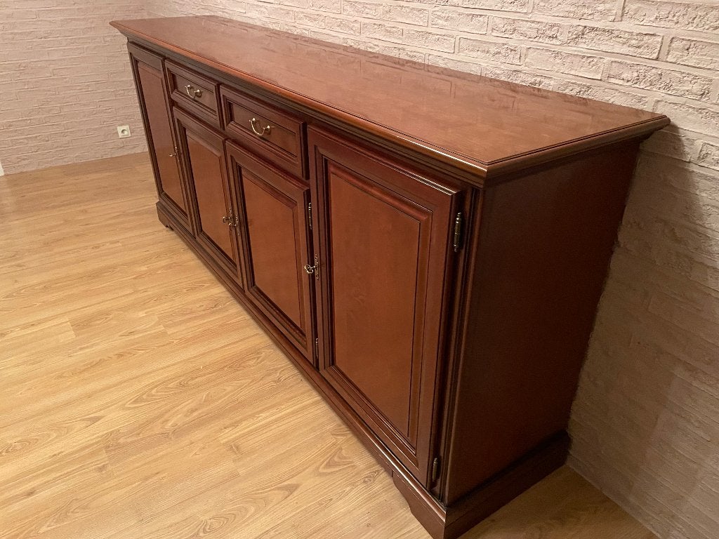 Commode en cerisier, Avec tiroir(s), 200 cm ou plus, Cerisier, Comme neuf
