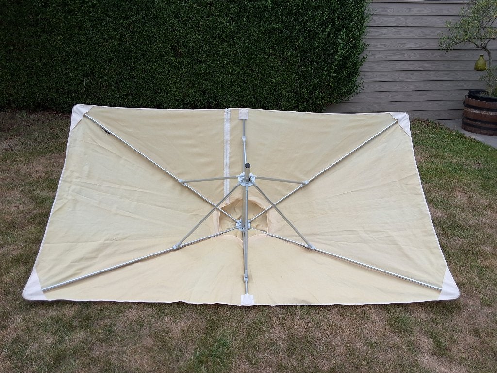 Paraflex muurparasol Umbrosa rechthoekig perfecte staat, Ophalen, Muurparasol, Verstelbaar, 2 tot 3 meter