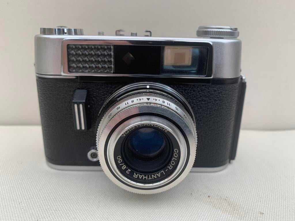 Voigtländer Vitoret DR vintage fototoestel met tas, Verzamelen, Foto-apparatuur en Filmapparatuur, Ophalen, Fototoestel