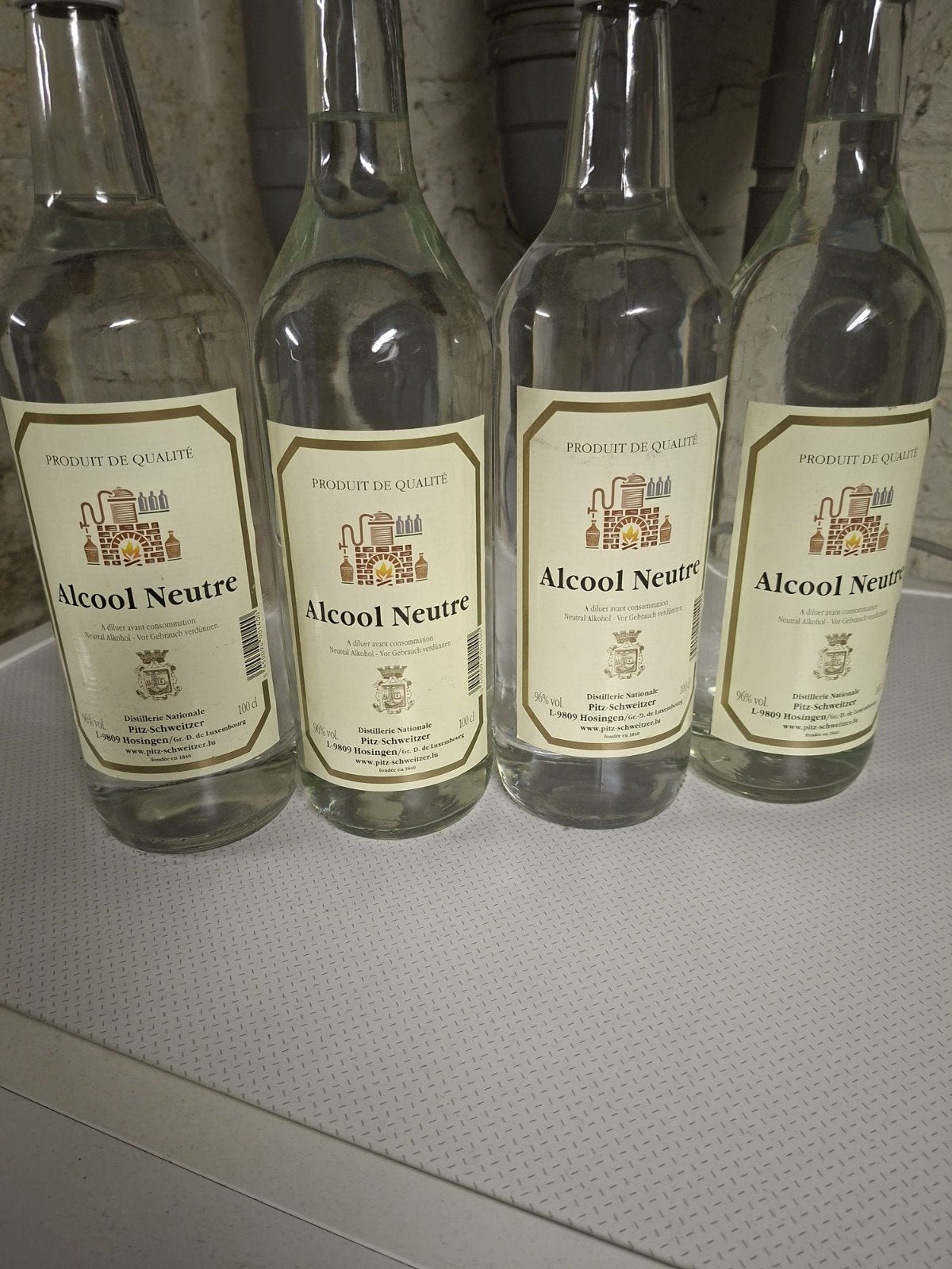 pure alcohol 96%, Verzamelen, Ophalen
