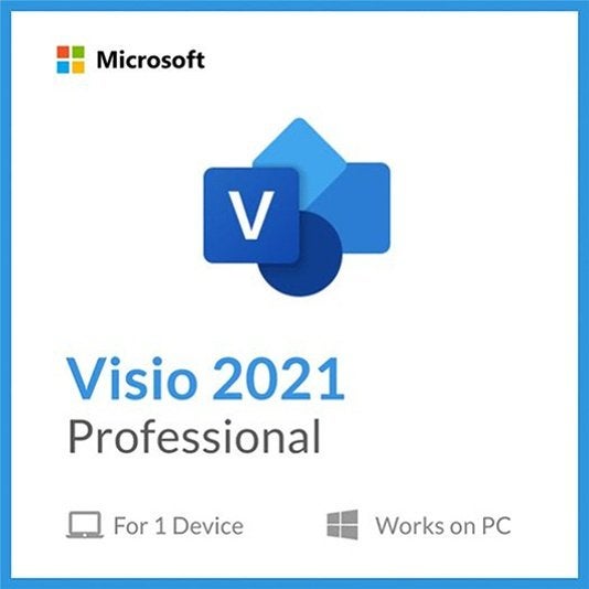 MS Visio 2021 Professional | Clé d'activation, Enlèvement, Neuf