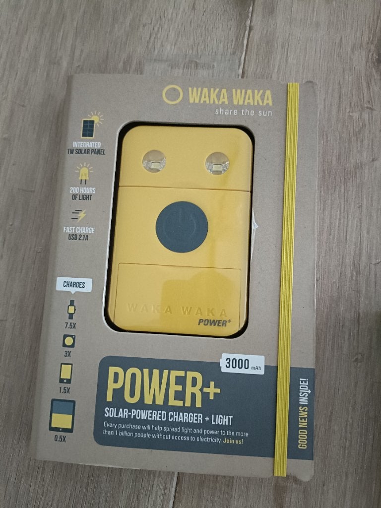 WakaWaka Power+ Outdoor Solar Powerbank - Geel, Ophalen, Nieuw
