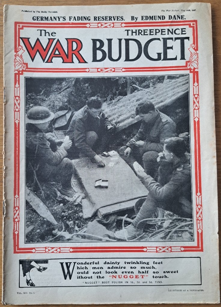 WO1 Magazine WAR BUDGET, Verzamelen, Ophalen of Verzenden, Landmacht, Boek of Tijdschrift