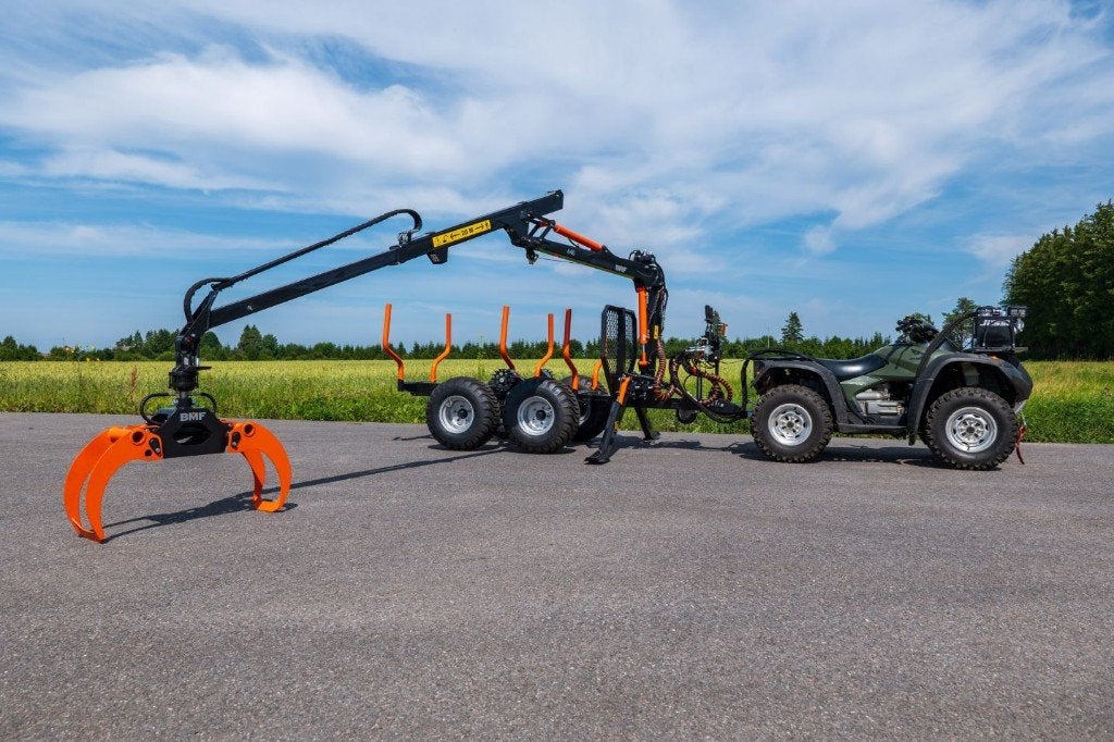 Remorque forestière pour quad ou micro tracteur, Enlèvement, Neuf, 120 cm ou plus