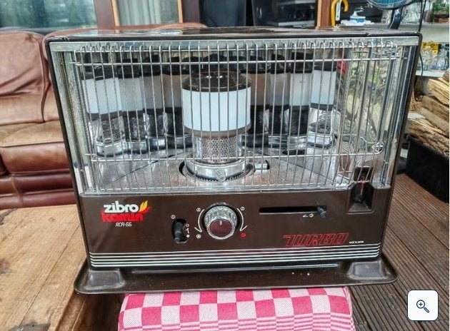 zibro kamin rca-66, Ophalen, Gebruikt, Vrijstaand, Petroleumkachel