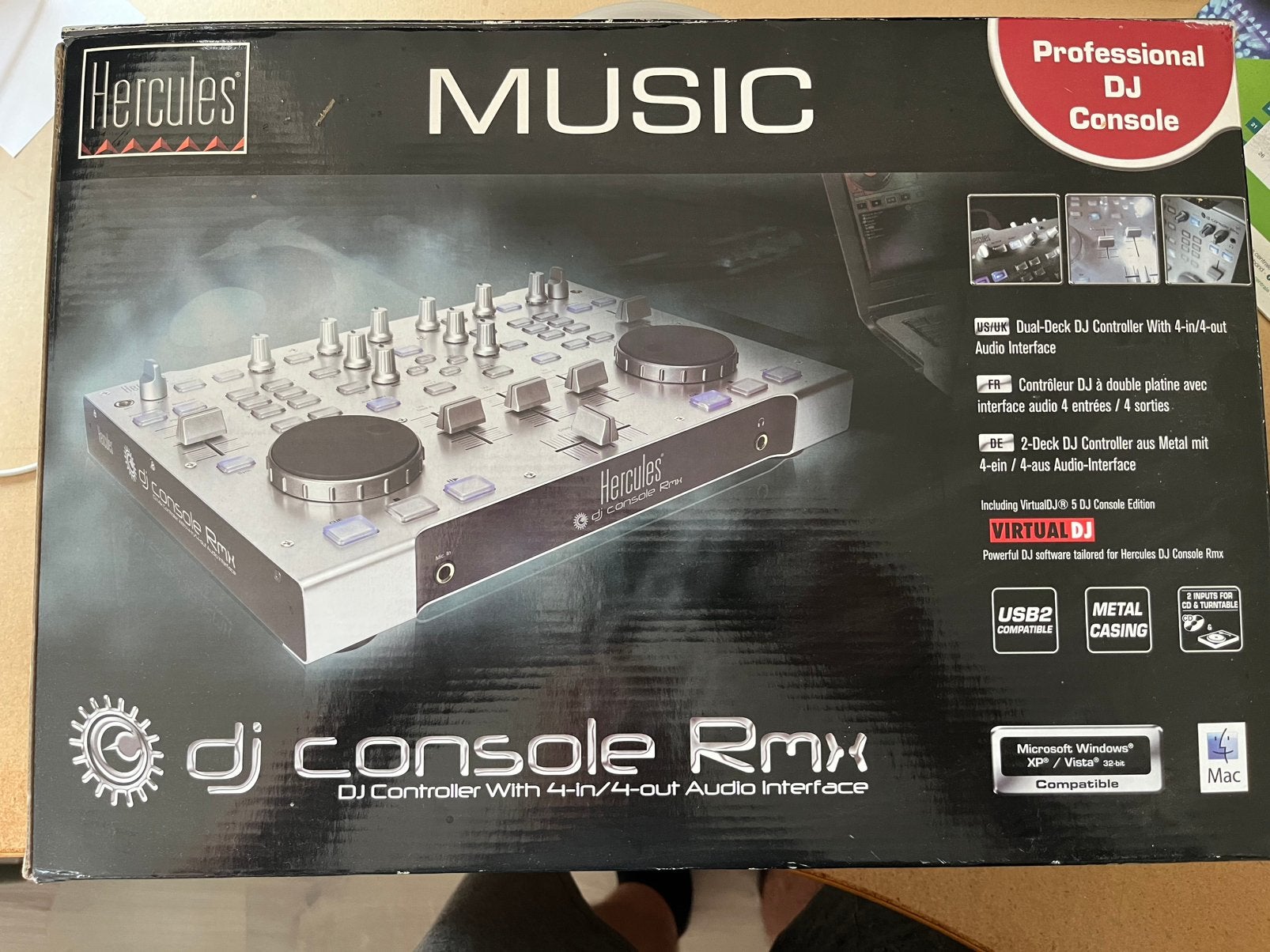 Hercules dj console rmx, Muziek en Instrumenten, Dj-sets en Draaitafels, Ophalen of Verzenden, Zo goed als nieuw, Dj-set, Overige merken