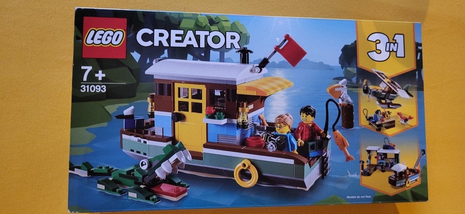 legoset Creator woonboot aan rivier 31093 (NIEUW), Lego, Nieuw, Ophalen of Verzenden, Compleet