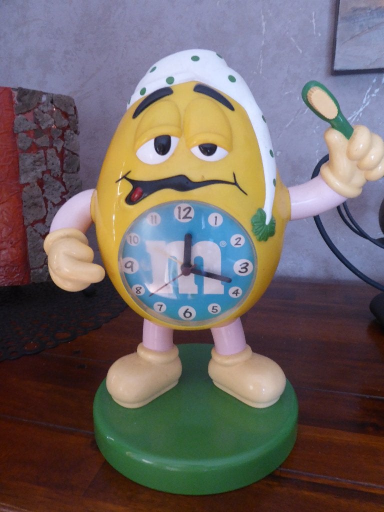 M&M'S réveil vintage, Collections, Enlèvement ou Envoi, Utilisé, Panneau publicitaire