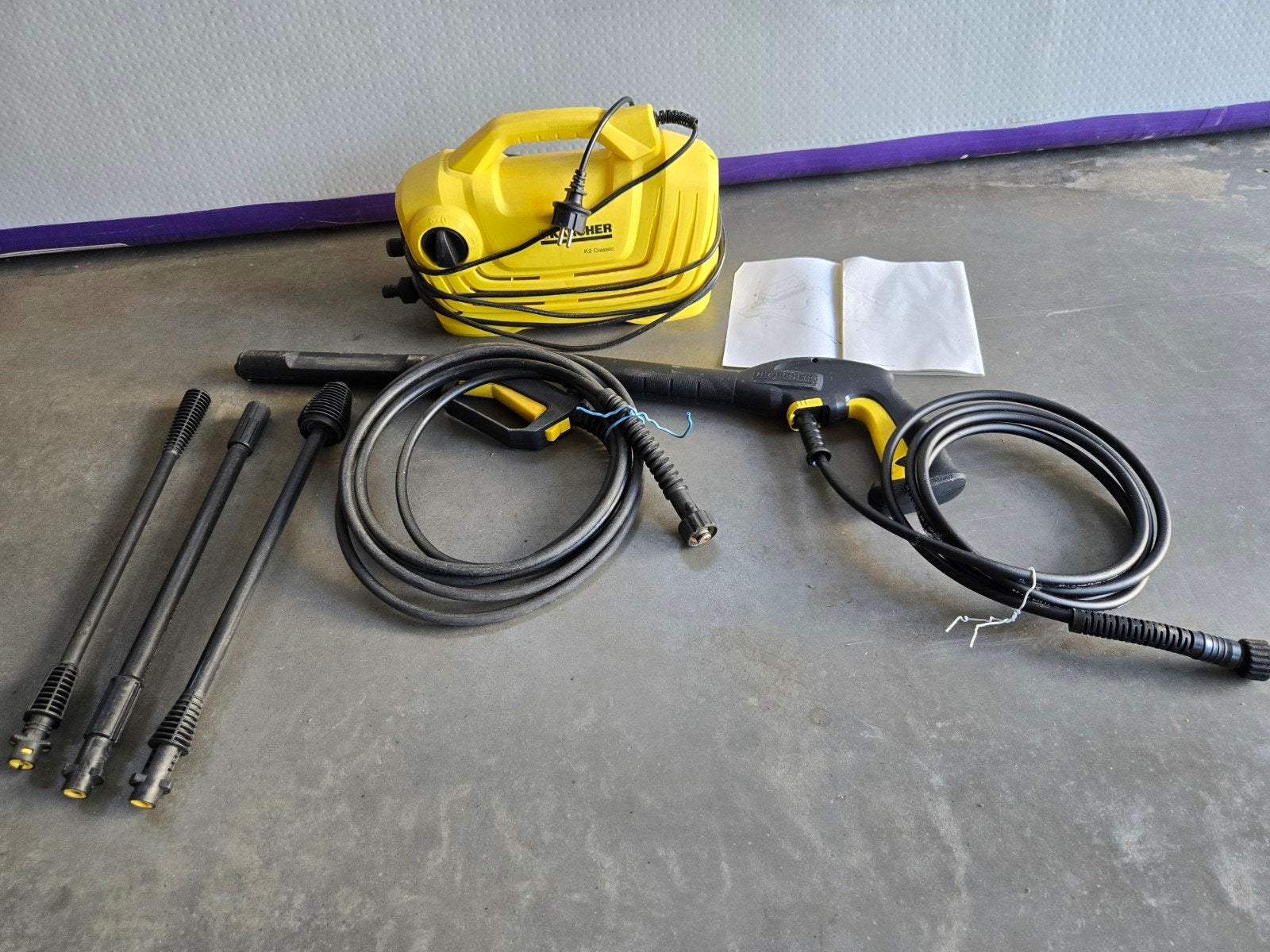 Karcher K2 Classic, Ophalen