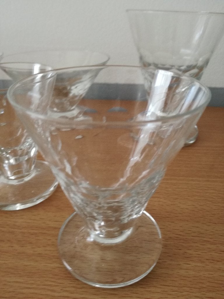 Verres. Service à verres anciens., Enlèvement, Comme neuf