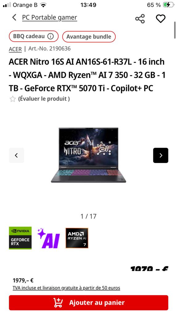 Pc acer 32 gb, 5070 ti Gamer, Ophalen, Zo goed als nieuw