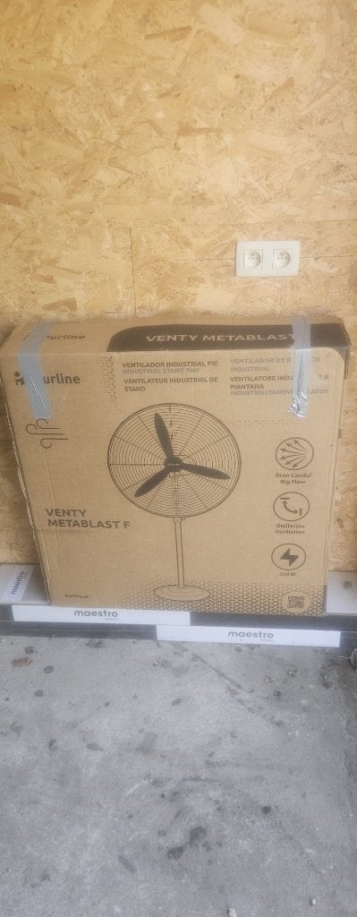 Grote ventilator nieuw, Ophalen, Zo goed als nieuw, Statiefventilator