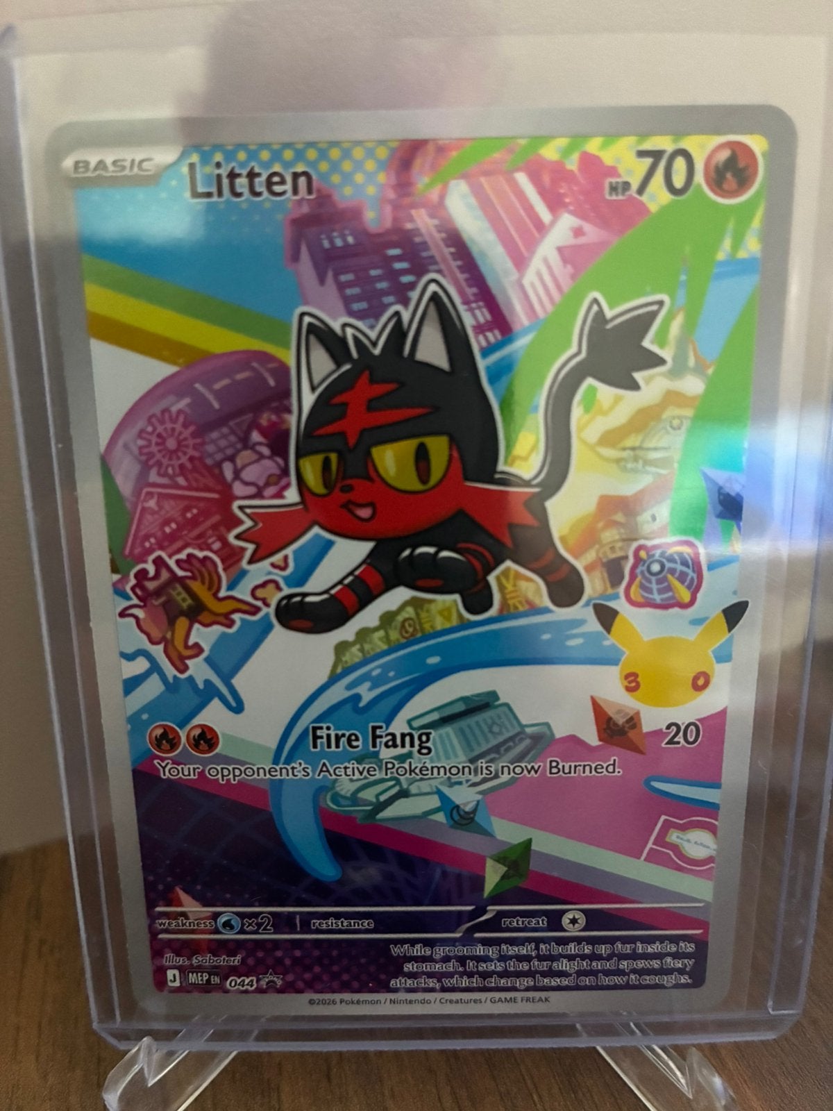 Pokémon litten promo, Enlèvement ou Envoi, Comme neuf, Booster