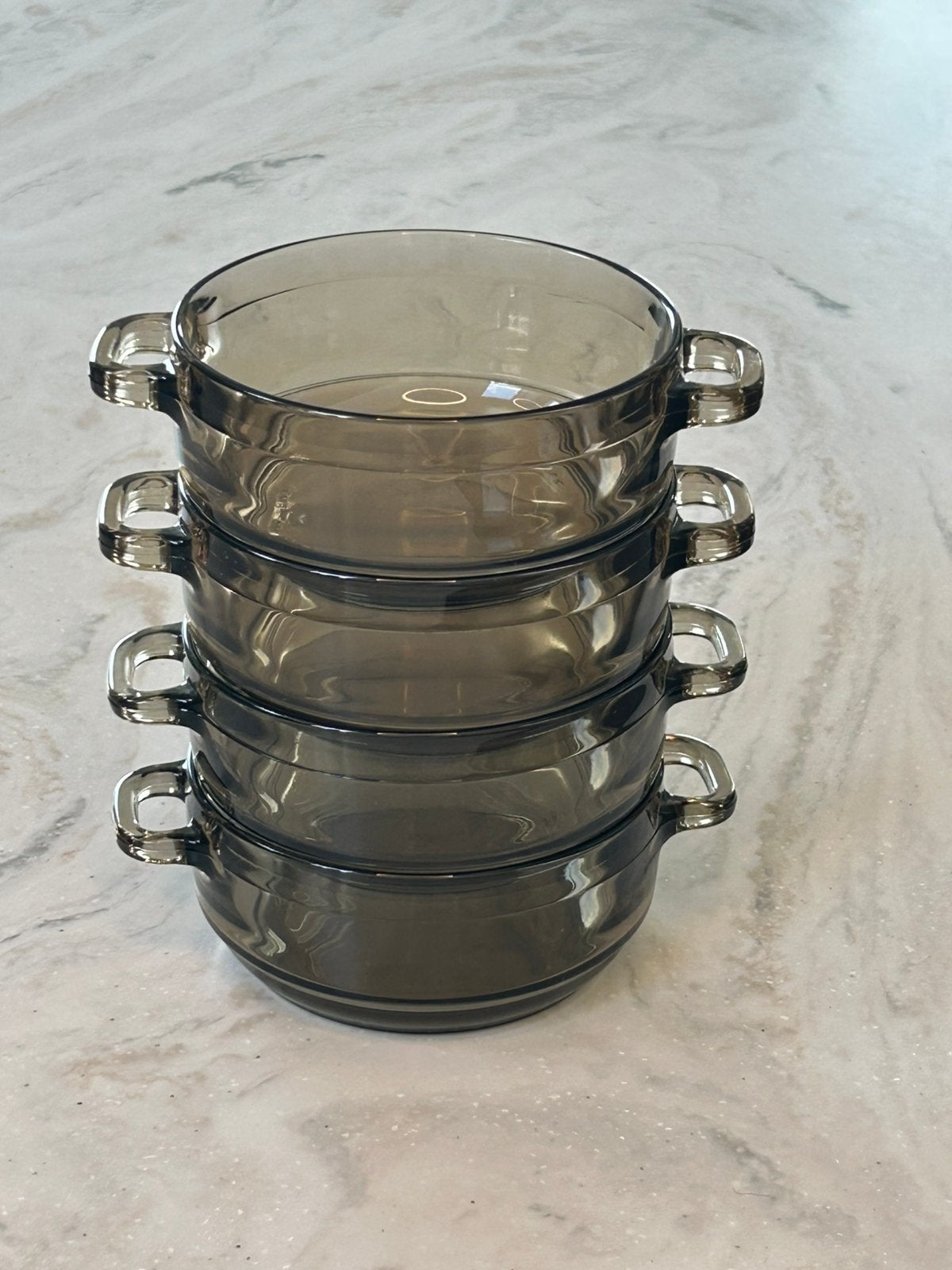 Set de bols à soupe ARCOROC France, Enlèvement ou Envoi, Vintage, Comme neuf, Verre