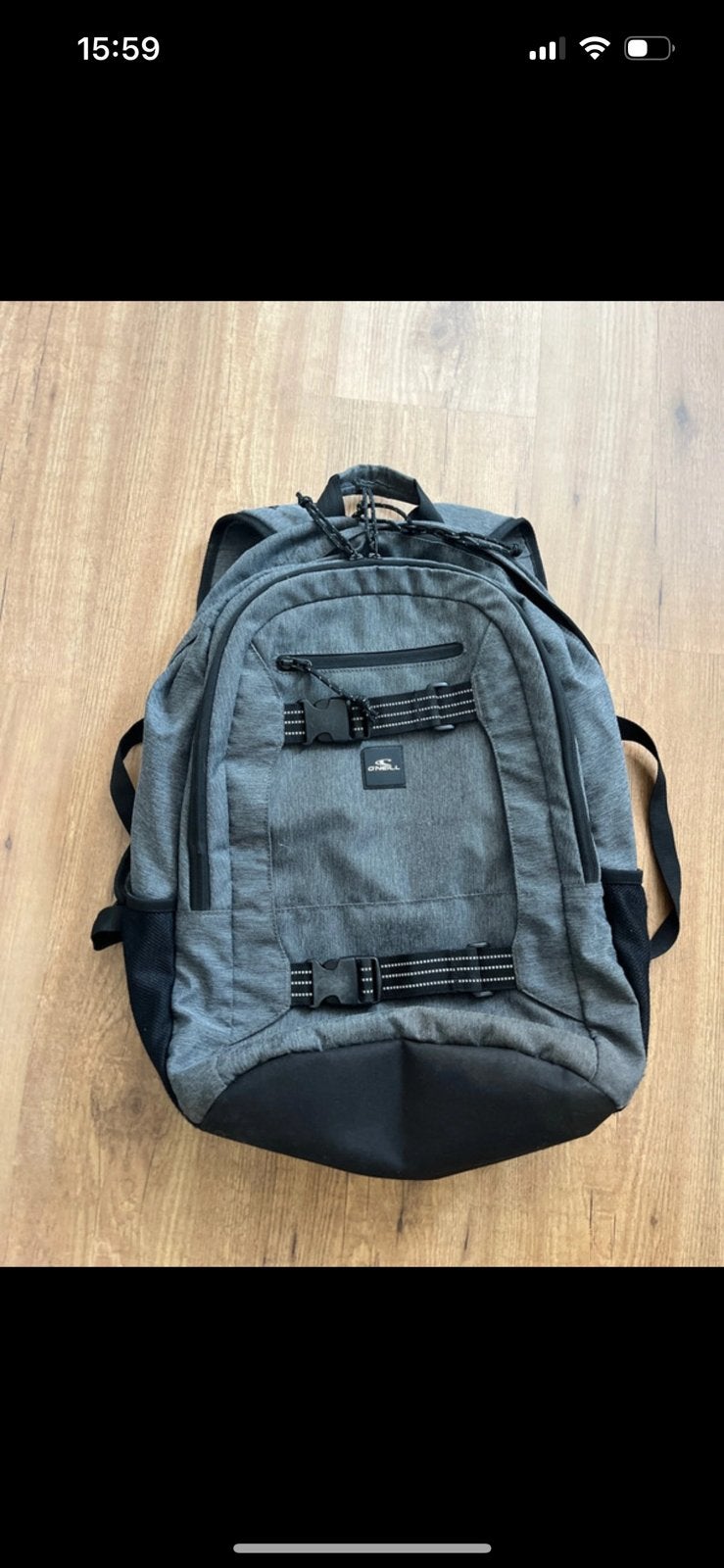 Schooltas o’neill, Ophalen of Verzenden, Zo goed als nieuw, Grijs, Rugtas
