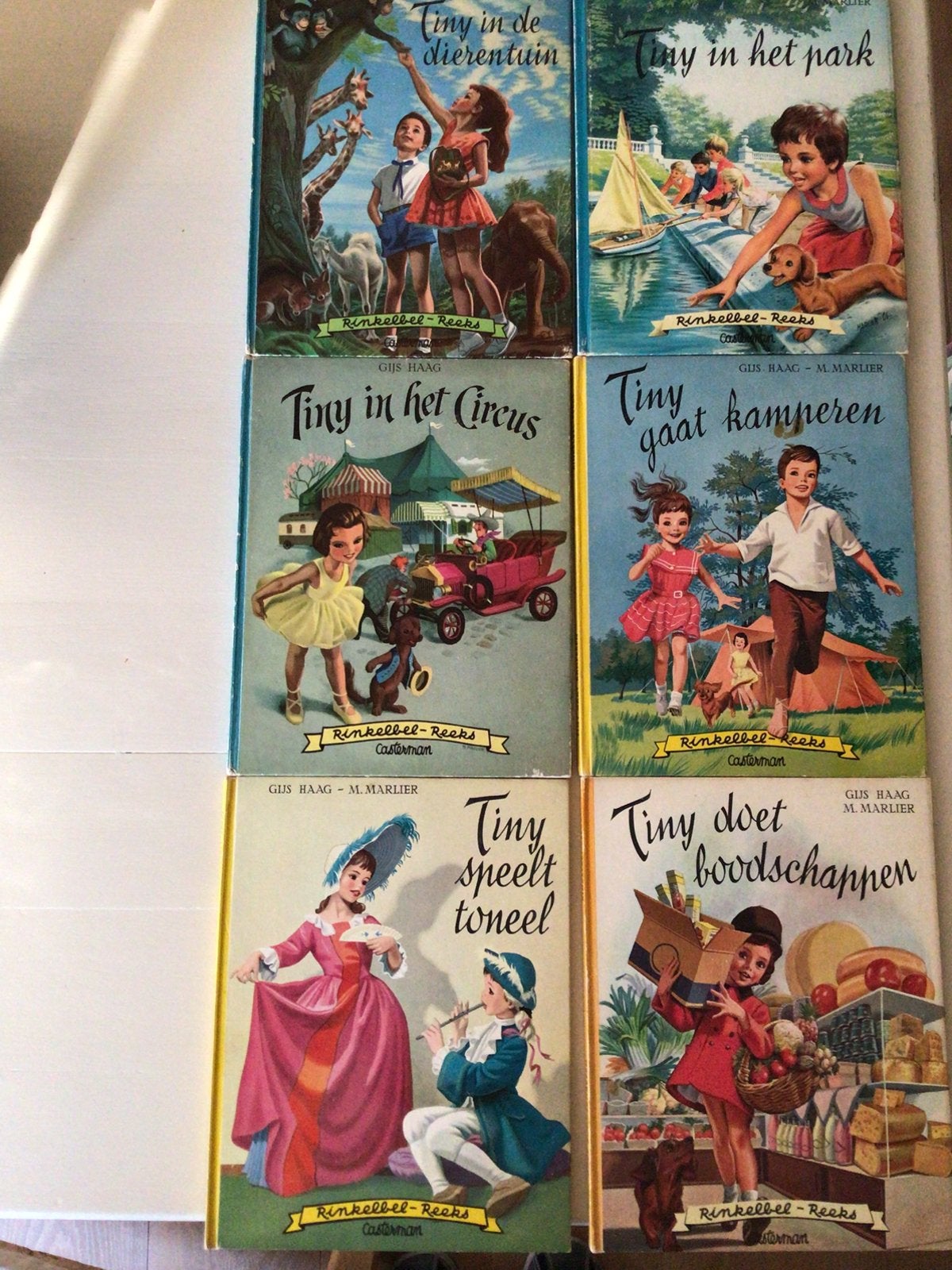 6 x Tiny, rinkelbel reeks, Ophalen of Verzenden