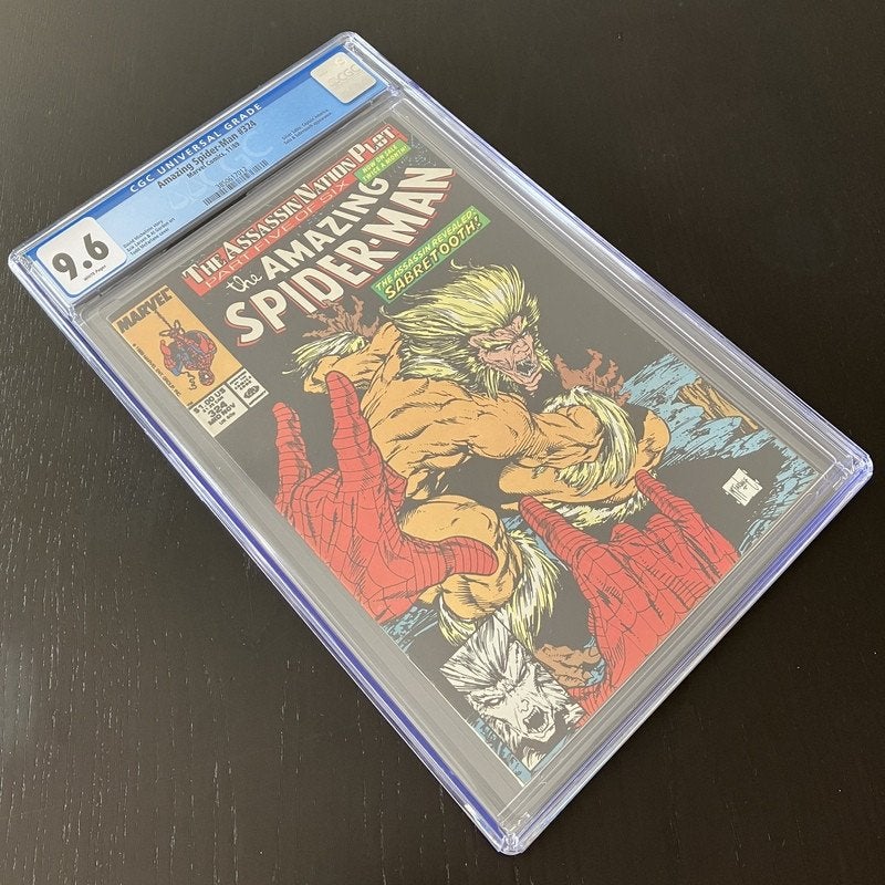 Amazing Spider-Man Vol.1 #324 CGC (1989) NM+ (9.6), Boeken, Strips | Comics, Eén comic, Amerika, Marvel Comics, Verzenden