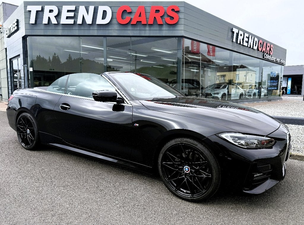 BMW 420i CABRIO AUT. PACK-M 50TH ANNIV. VIRTUAL CAM GA1, Autos, BMW, Cuir, Achat, Entreprise, Entretenue par le concessionnaire