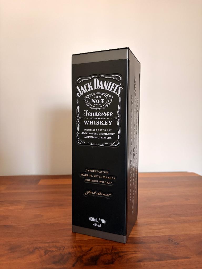 Mooie Jack Daniels tinnen blikken verpakking voor flessen, Ophalen of Verzenden, Zo goed als nieuw, Verpakking