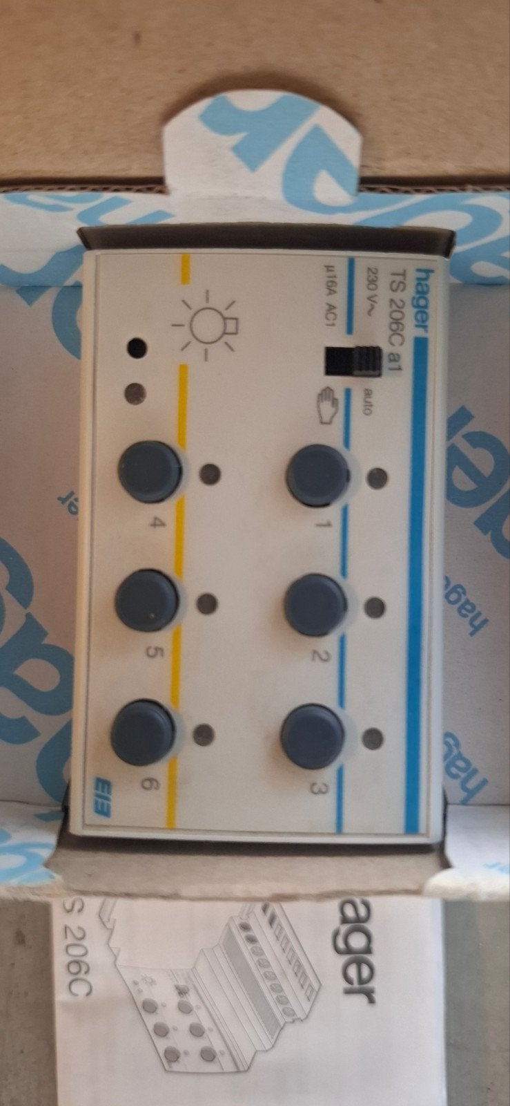 hager knx module 6 kanaal TS206C, Doe-het-zelf en Bouw, Elektriciteit en Kabels, Ophalen, Zo goed als nieuw, Hager