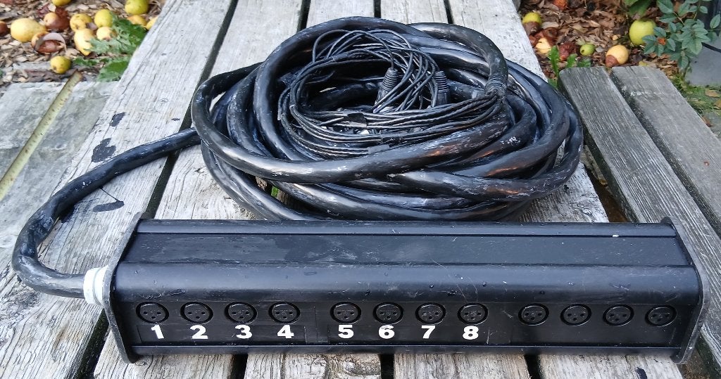 Multi-kabel 15x input circa 11 meter, Muziek en Instrumenten, Ophalen of Verzenden, Gebruikt, Apparatuur