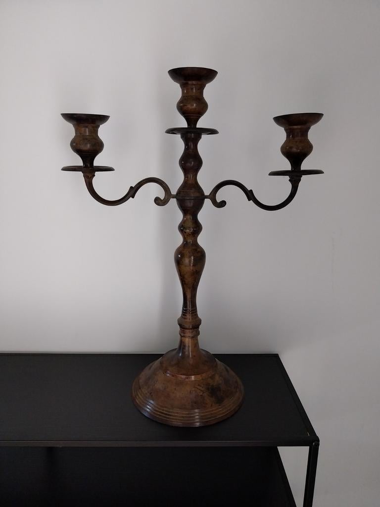 Grote kandelaar
62cm, Antiek en Kunst, Ophalen, Koper of Brons