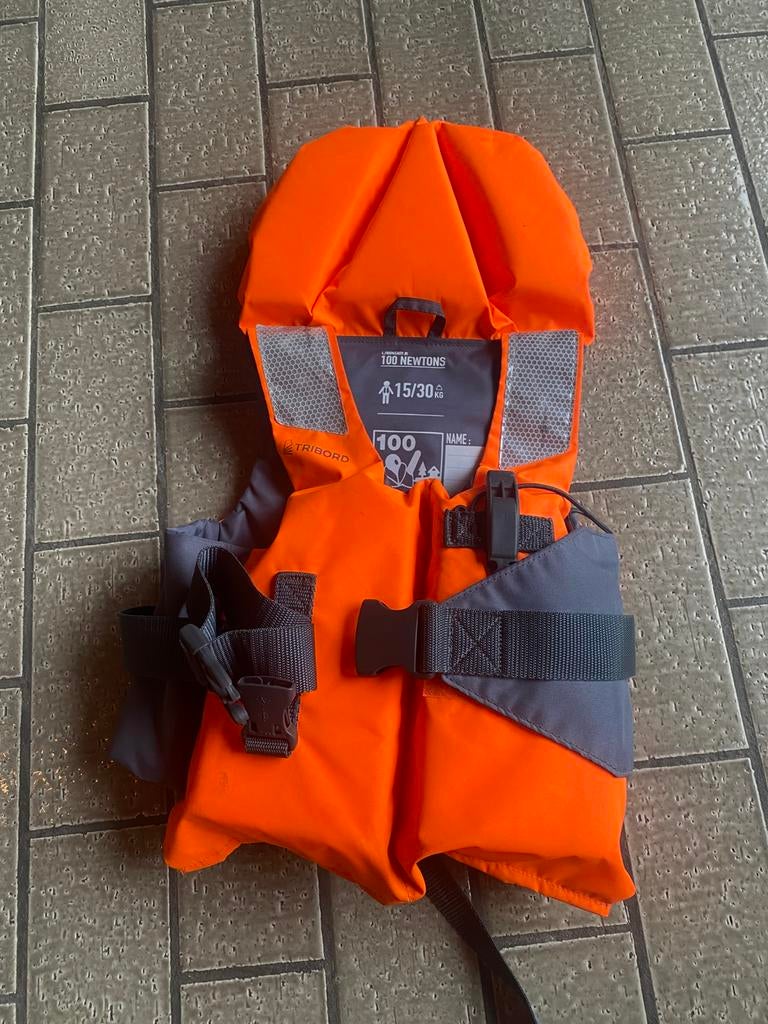 Zwemvest kind 15/30kg, Watersport en Boten, Watersportkleding, Ophalen, Zo goed als nieuw, Kind