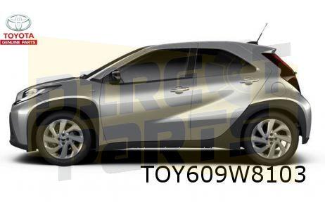 Toyota Aygo X (3/22-2/26) (B70) wielkuiplijst achterscherm L, Neuf, -, Toyota, -