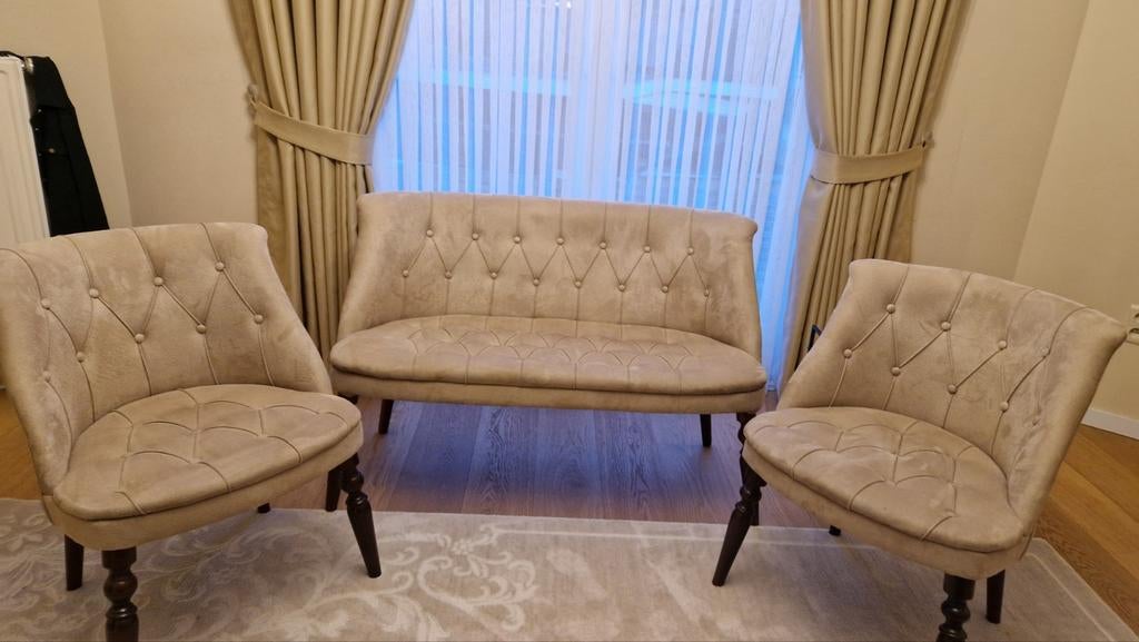 1 fauteuil 2 pers. 2 fauteuils zit stoelen als nieuw., Ophalen