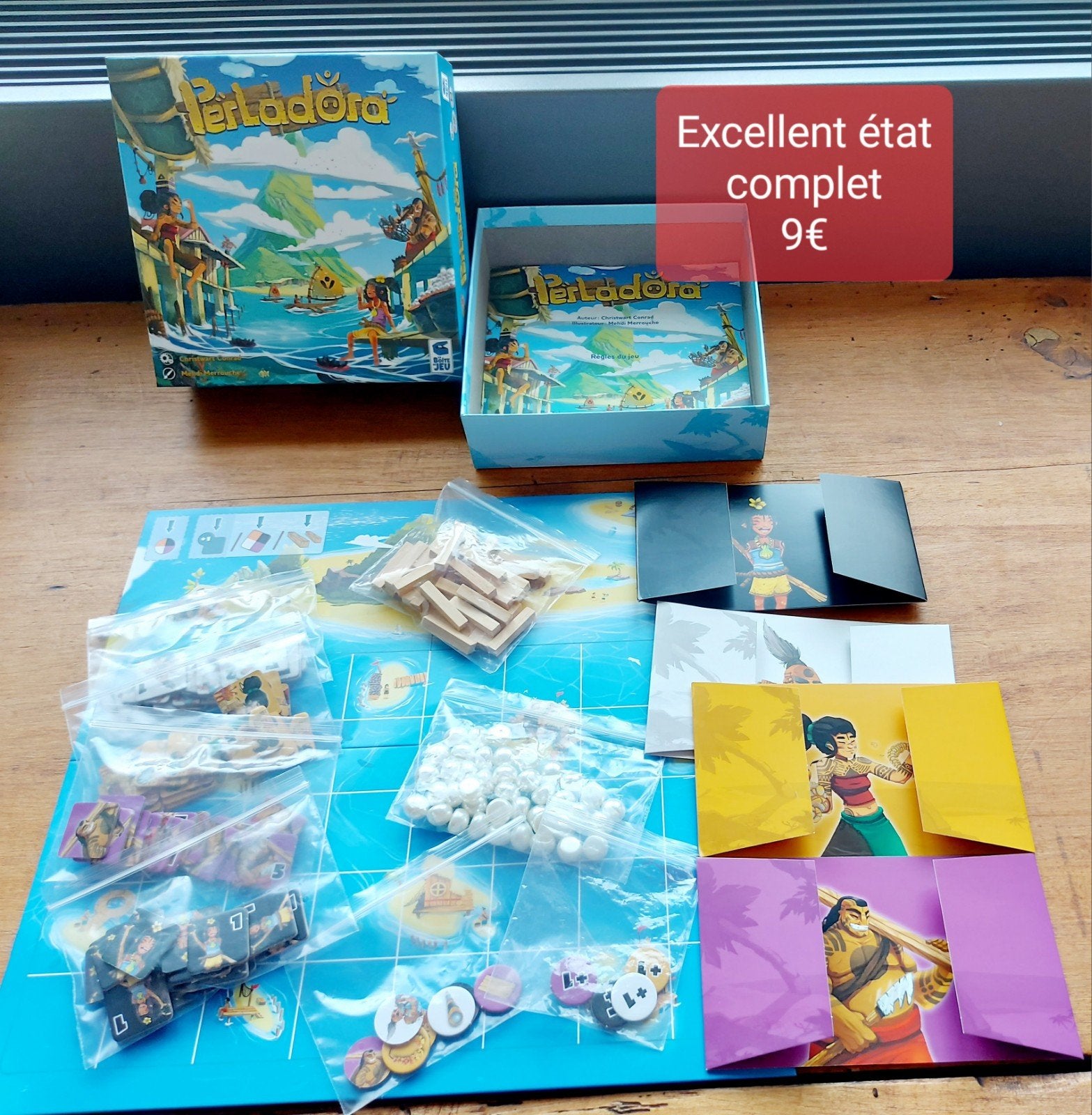 Jeu de stratégie et de bluff Perladora, Enlèvement ou Envoi