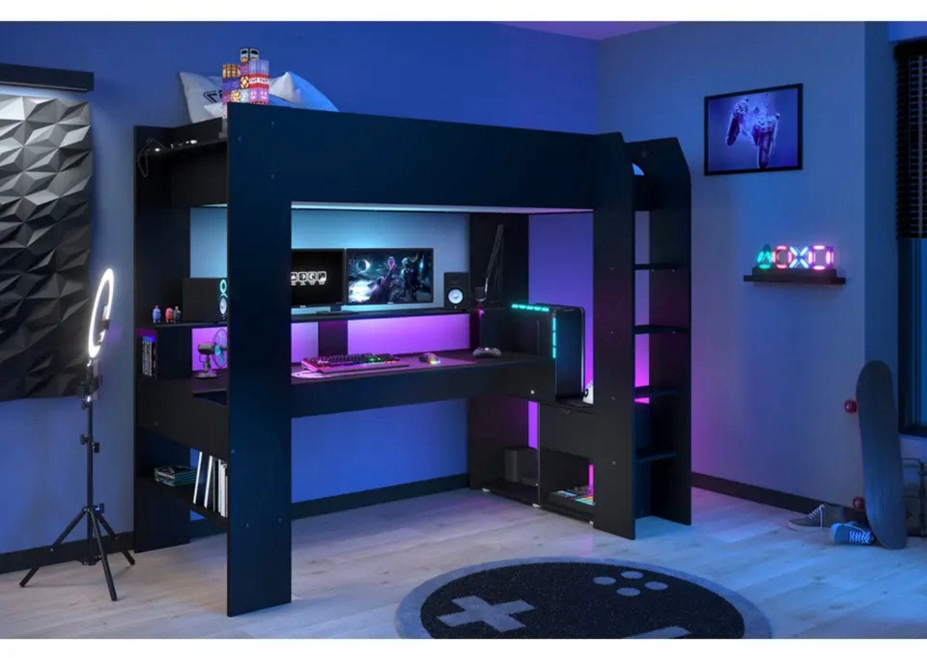 Hoogslaper, Enlèvement, Lit mezzanine