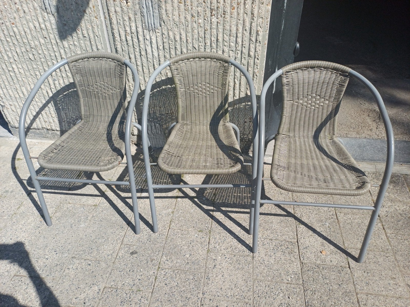 5 stoelen, Huis en Inrichting, Ophalen, Blauw