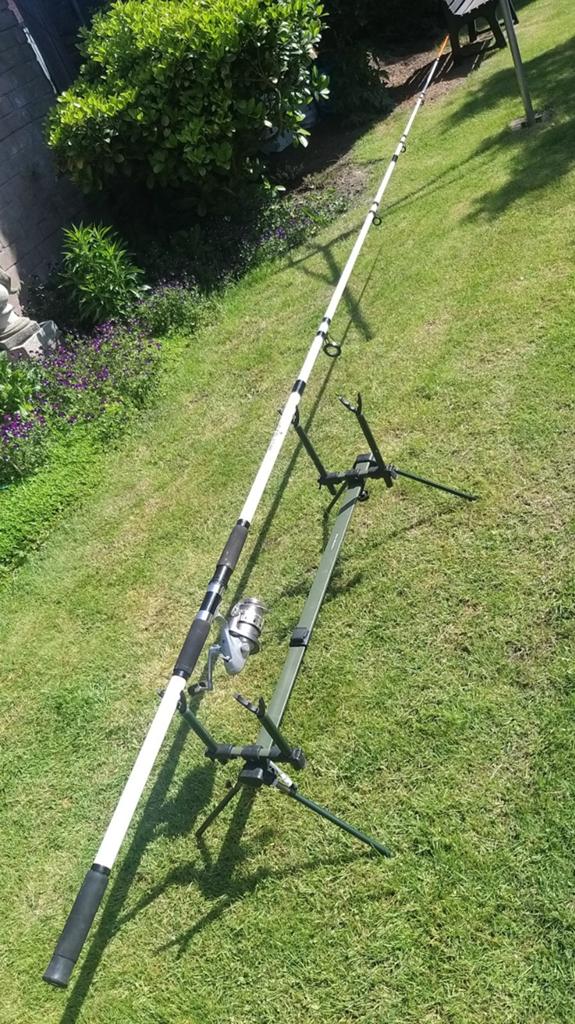 Boothengel met Okuma molen., Watersport en Boten, Ophalen of Verzenden, Zo goed als nieuw, Werphengel