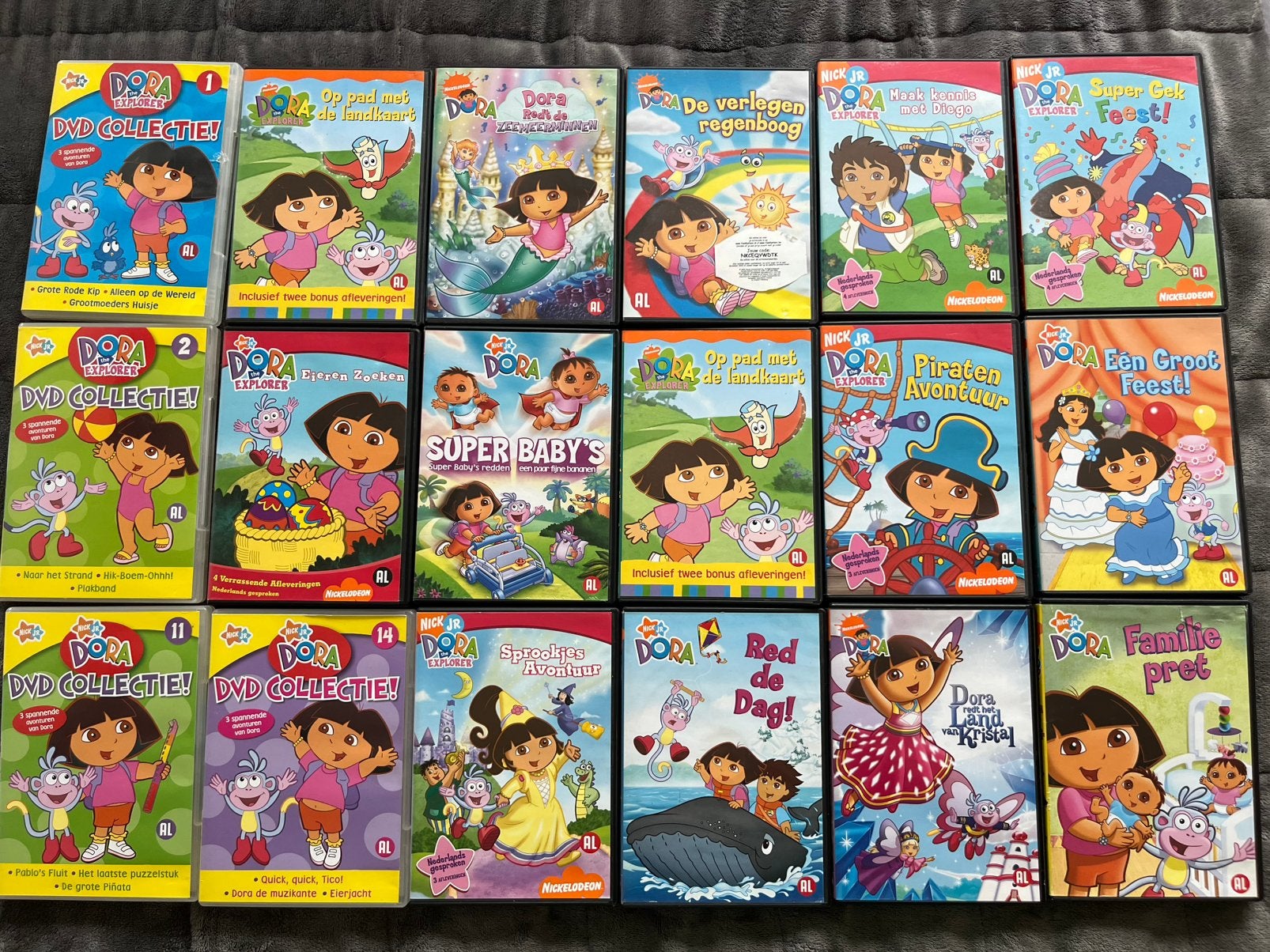 18 dvd’s van Dora, Enlèvement, Comme neuf