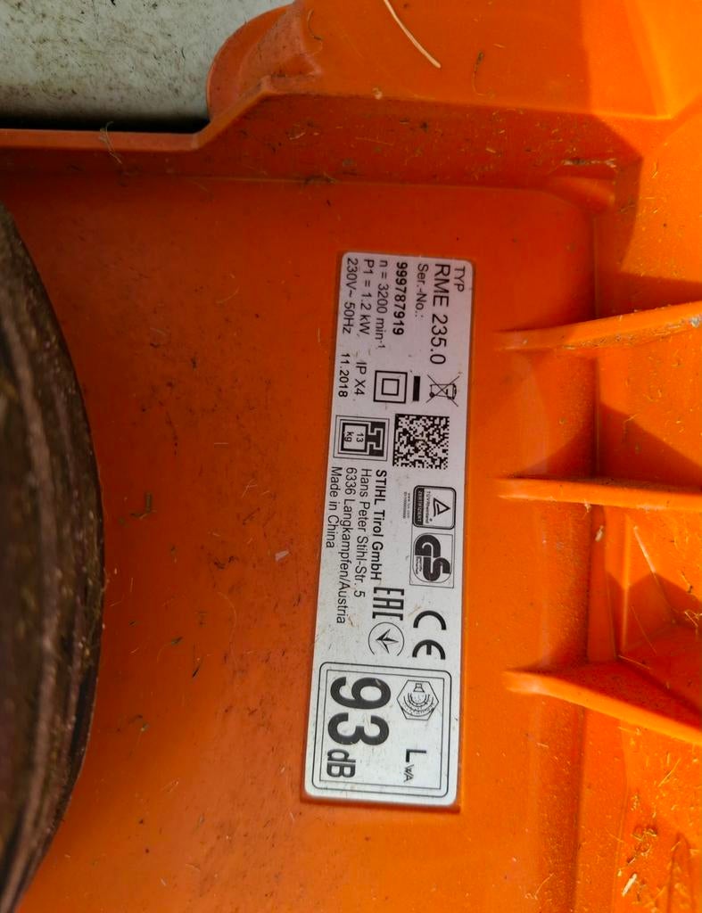 Elektrische grasmaaier met kabel, Tuin en Terras, Ophalen