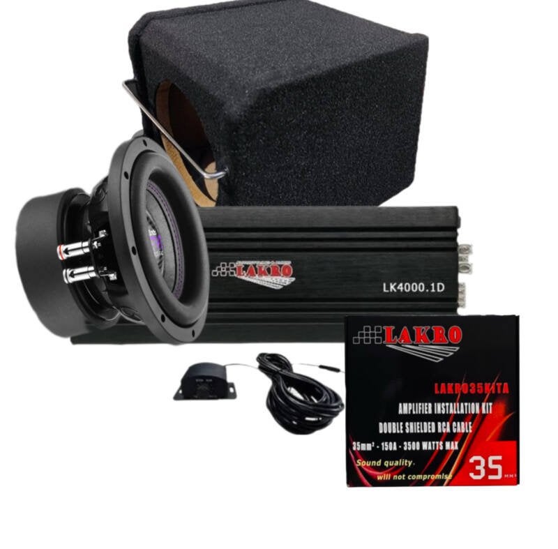 Minipowerpack 12 - Bassface/LAKRO - 8 inch - 750 watt RMS, Informatique & Logiciels, Enceintes Pc
