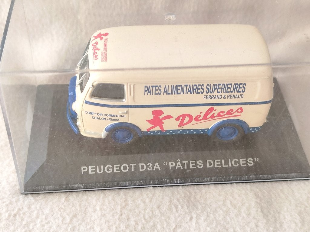Altaya: Peugeot D3A _ „Delice Pasta”, Ophalen of Verzenden, Zo goed als nieuw, Bus of Vrachtwagen, Overige merken